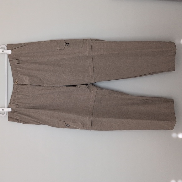 Reel Legends 2 Pair Performance Pants Fishing Convertible Pants XXL  30" Inseam - Picture 4 of 13